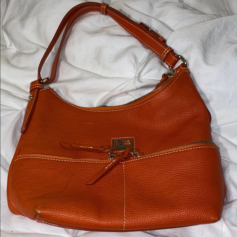 orange Dooney and Bourne handbag